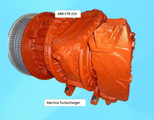 উচ্চ দক্ষতা ABB VTR 214 Martine Turbocharger 250kW থেকে 10000kW পর্যন্ত